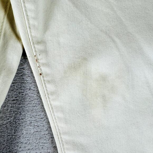 Curve Appeal Jeans Womens 14 Pale Yellow Denim Minimalist Jeggings High Rise - Picture 6 of 11